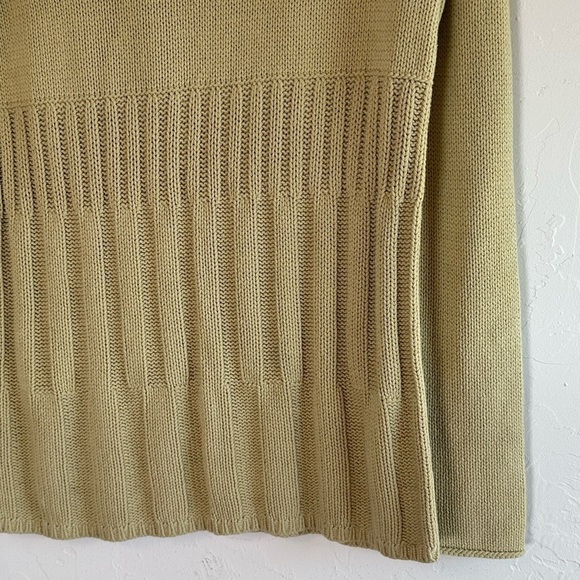 Axcess by Liz Claiborne Chartreuse Green Soft Cozy Turtleneck Sweater Sz M - Picture 2 of 13